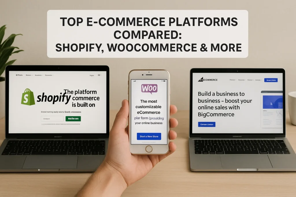 Top E-commerce Platforms Compared: Shopify, WooCommerce & More Top E-commerce Platforms
